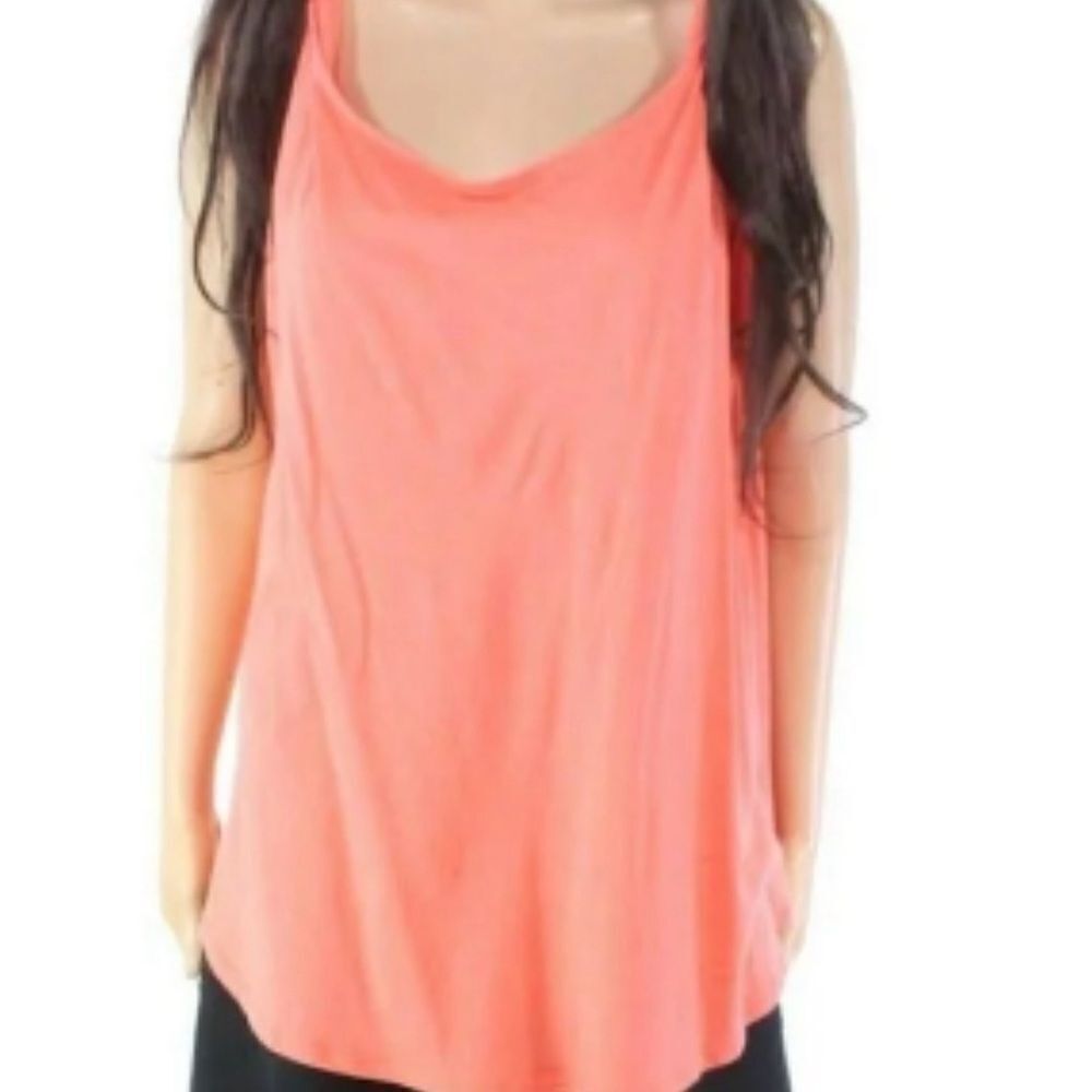 NWT Melrose & Market Coral twist strap tank top Comfy wear 1X MSRP $49